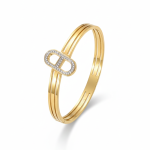 Xavi Aurelia Link Gold Bangle