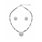 Xavi Snowflake Diamond Mangalsutra Set