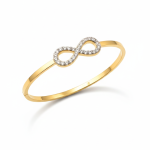 Xavi Infinite Grace Gold Bangle