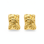 Xavi Sculpted Aura Gold Earrings