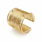 Xavi Radiance Layered Gold Cuff