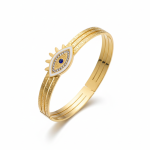 Xavi Nazar Luxe Gold Cuff Bracelet