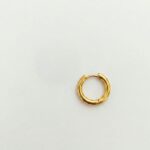 Men's Gold-Tone Huggie Hoop Earring