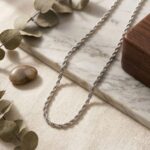 Silver-Tone Rope Chain Necklace