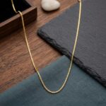 1-Gram Gold Plated Classic Box Chain