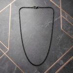 Black Stainless Steel Box Chain