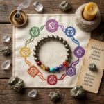 Pyrite with 7-Chakra