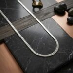 Silver-Tone Double Flat Snake Chain