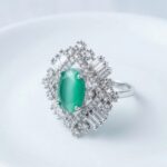 Premium AD Geometric Statement Ring