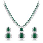 The Royal Ivy V-Necklace & Drop Set