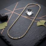 Mixed Metal Bar Link Everyday Chain