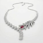 Contemporary Statement Necklace snake-style