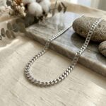 Silver-Tone Classic Cuban Link Chain